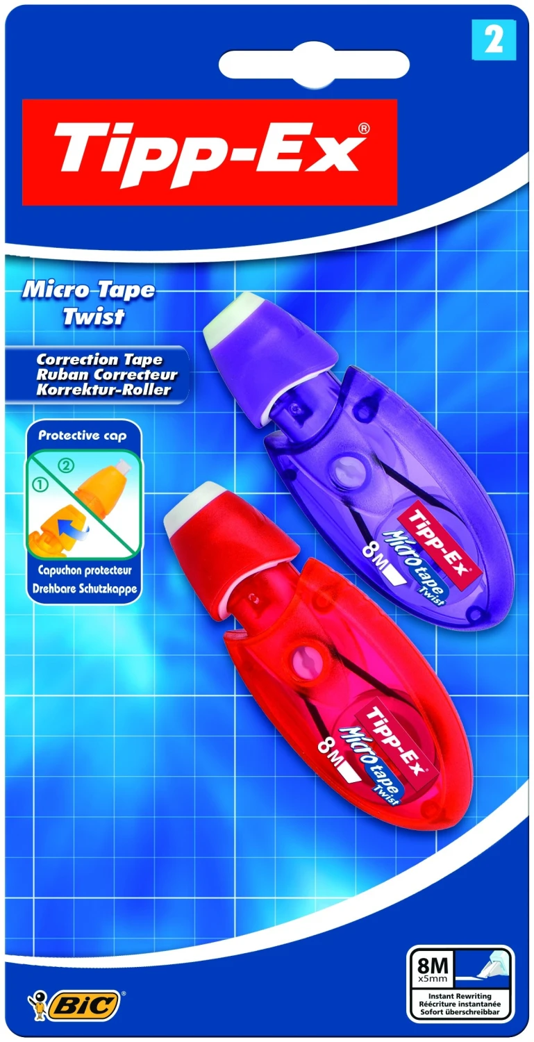 TIPP-EX Microtape Twist 8 m x 5 mm - 2 pcs.