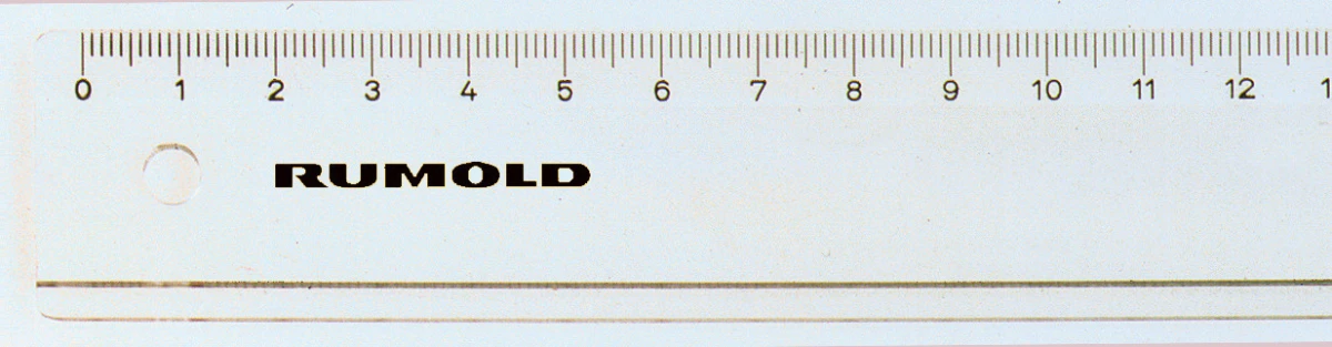 RUMOLD Règle plate de technicien 30 cm