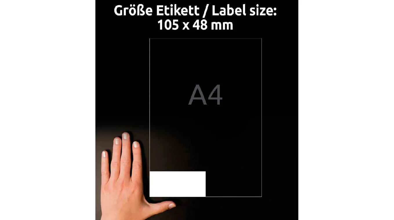 AVERY ZWECKFORM 6175 Etiketten 10.5 x 48 mm, 30 Blatt