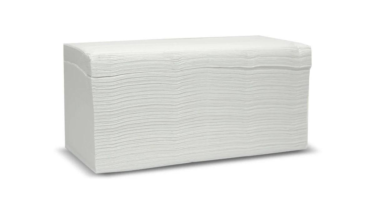 EDELWEISS SMART Essuie-mains en papier pliage V, 2 couches, blanc
