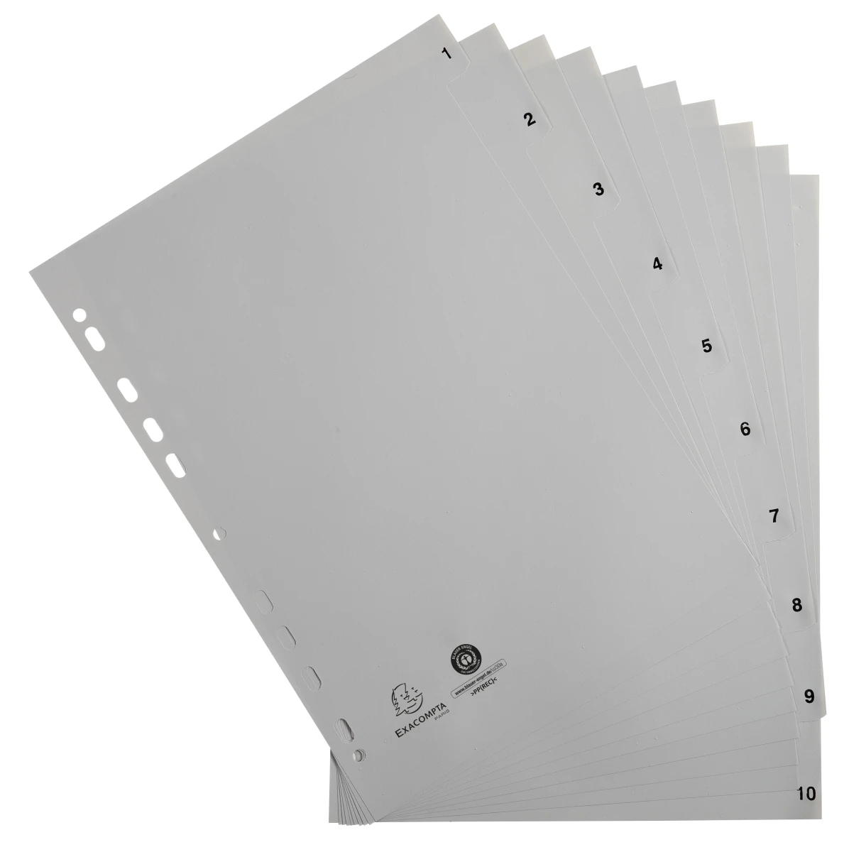 EXACOMPTA Répertoire de chiffres 1 - 10