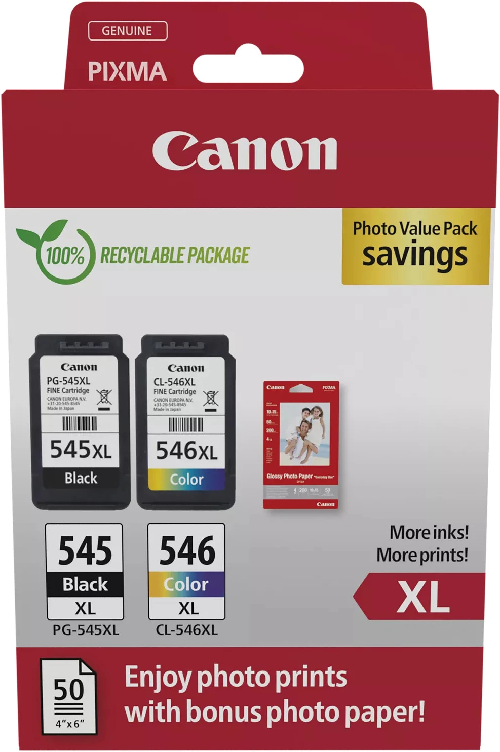 CANON Photo ValuePack XL schw./color