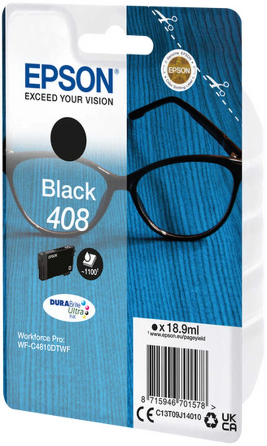 EPSON Tintenpatrone 408 schwarz