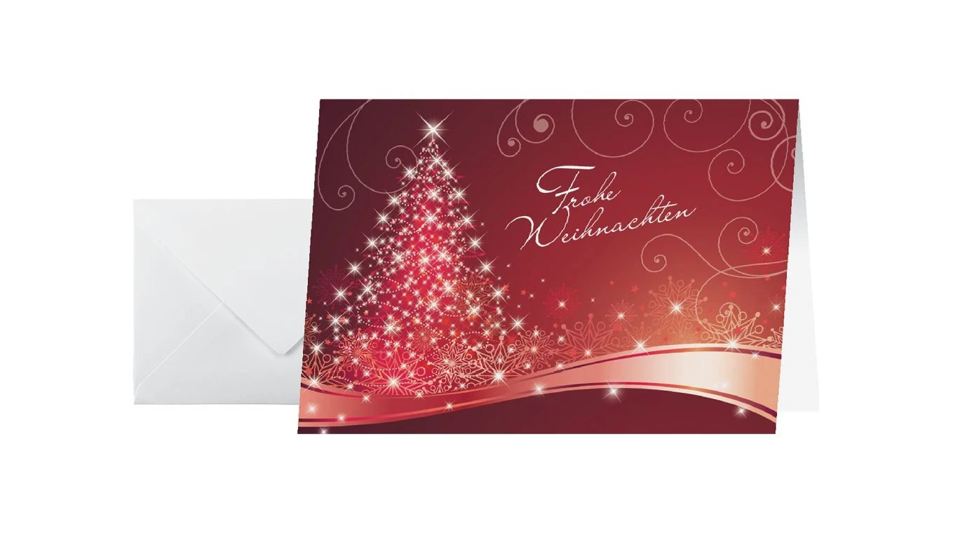 SIGEL DS019 Cartes/enveloppes A6 Noël, 220g/m2