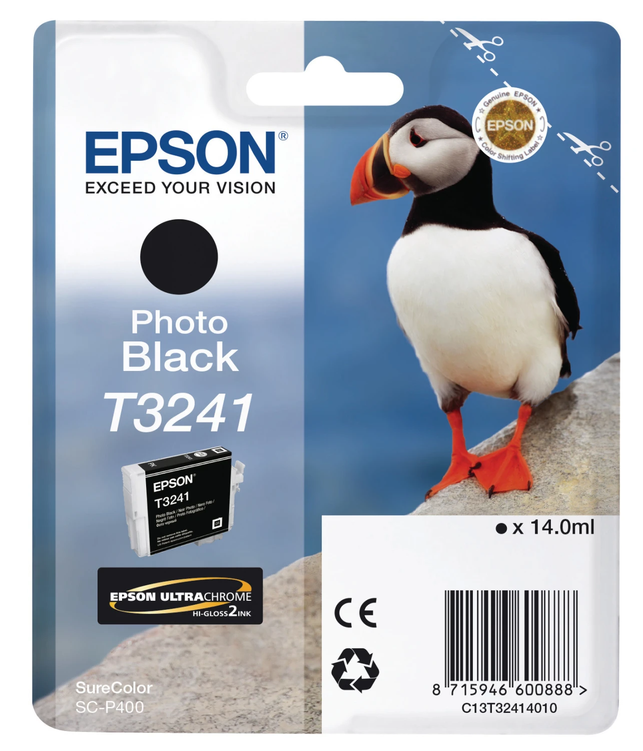 EPSON Tintenpatrone photo schwarz