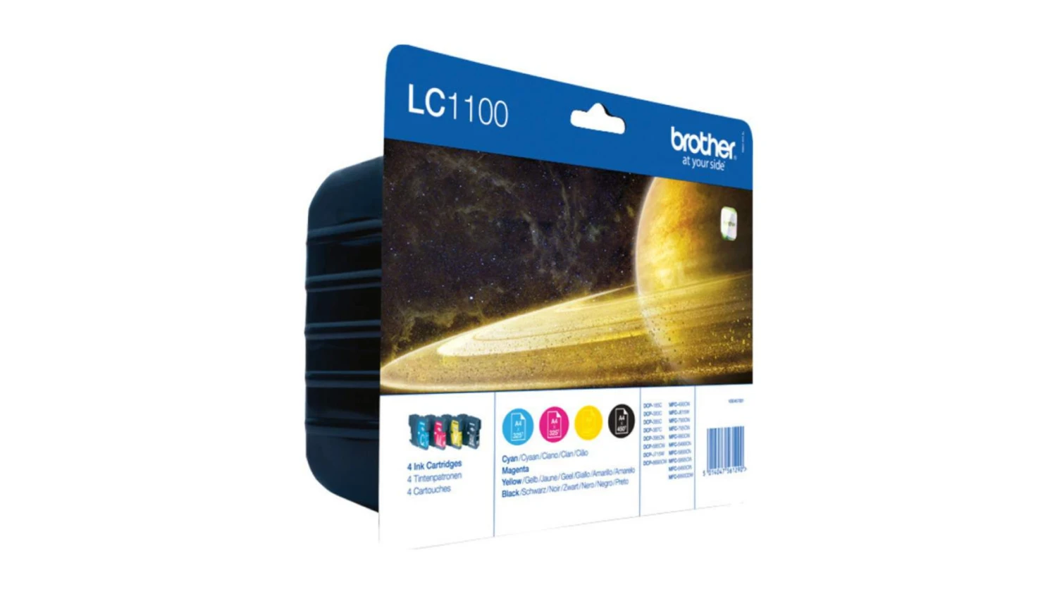 BROTHER LC1100VALBP Cartouches d'encre noir/CMY