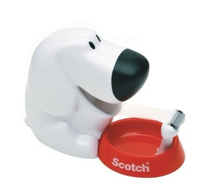 SCOTCH Dispenser Chien blanc