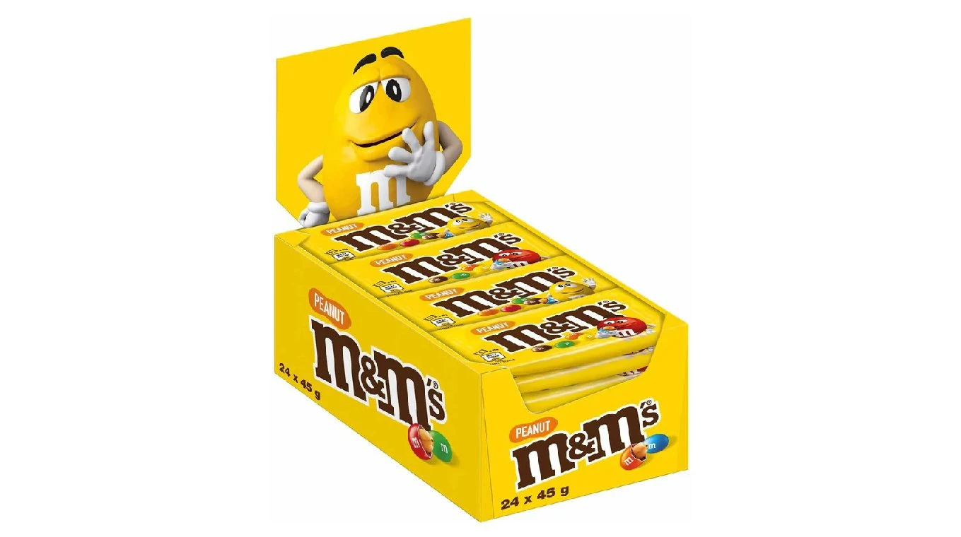 M&M'S Peanut 24 Pack à 45 g