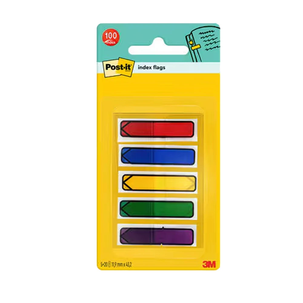 POST-IT Haftstreifen Index Pfeile 5 x 20 Blatt