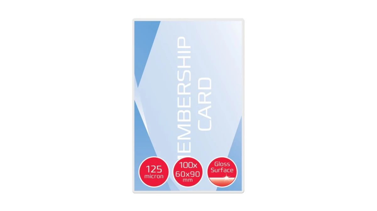 GBC Pochettes de plastification 60 x 90 mm, 125my, 100 pcs.