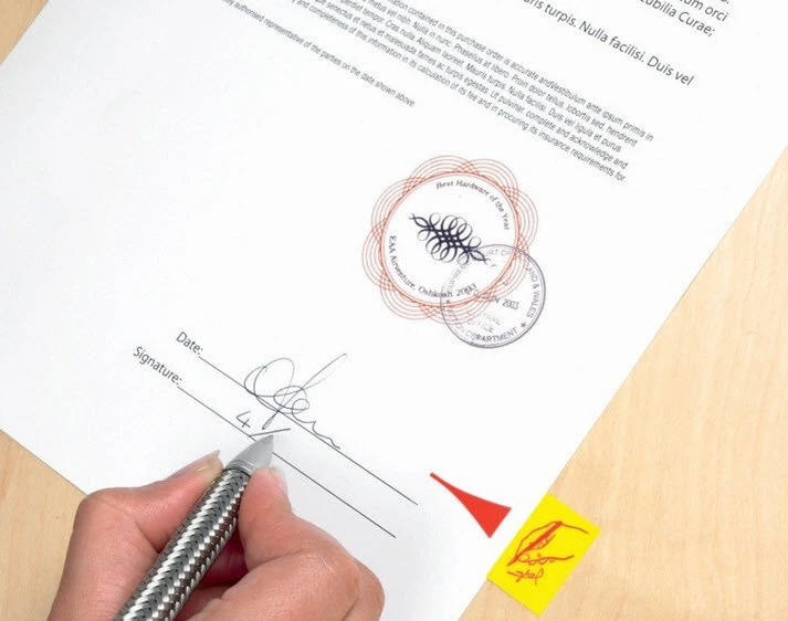 POST-IT Marque-pages Index Signature 50 feuilles