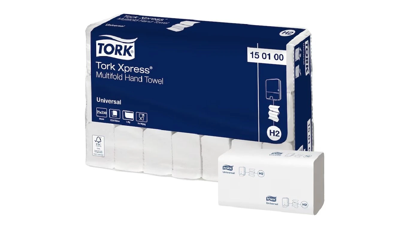 TORK Papierhandtücher Universal Z-Falz, 1-lagig, weiss