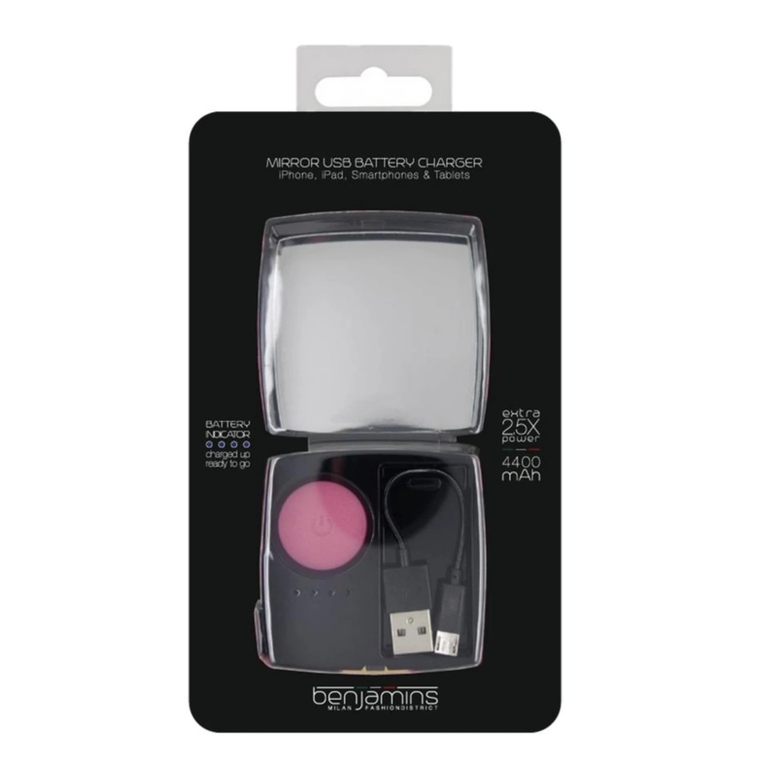 Benjamins Black Blush Powerbank - 4400 mAh