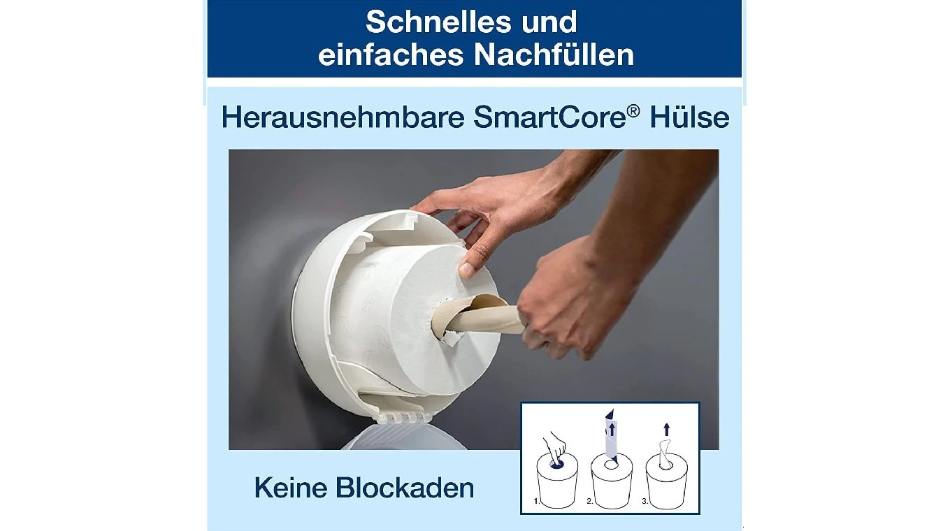 TORK Papier toilette Advanced SmartOne Jumbo Mini 2 couches, 12 rouleaux