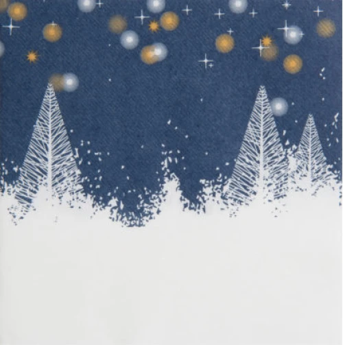 Serviettes "Lumière de la Nuit" 50 pièces
