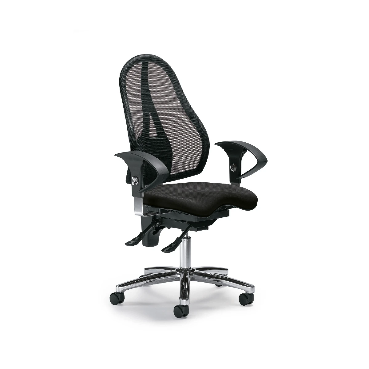 Chaise de bureau pivotante Sitness 40 NET, noir