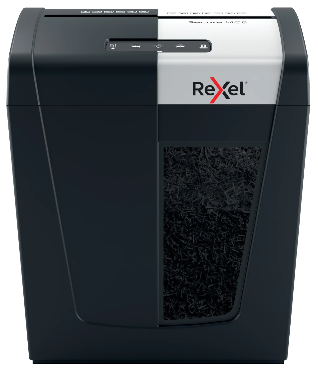 REXEL Aktenvernichter Secure MC6, P-5, 18lt