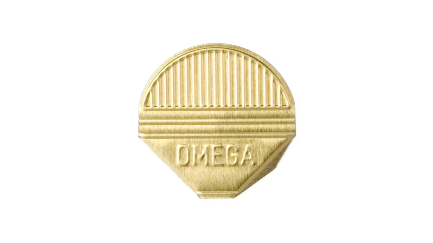 Omega Eckenklammern, gold, Pack à 100 Stück