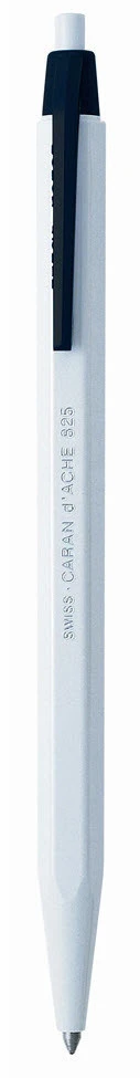 CARAN D'ACHE Einweg-Druckkugelschreiber 825 Schreibfarbe schwarz