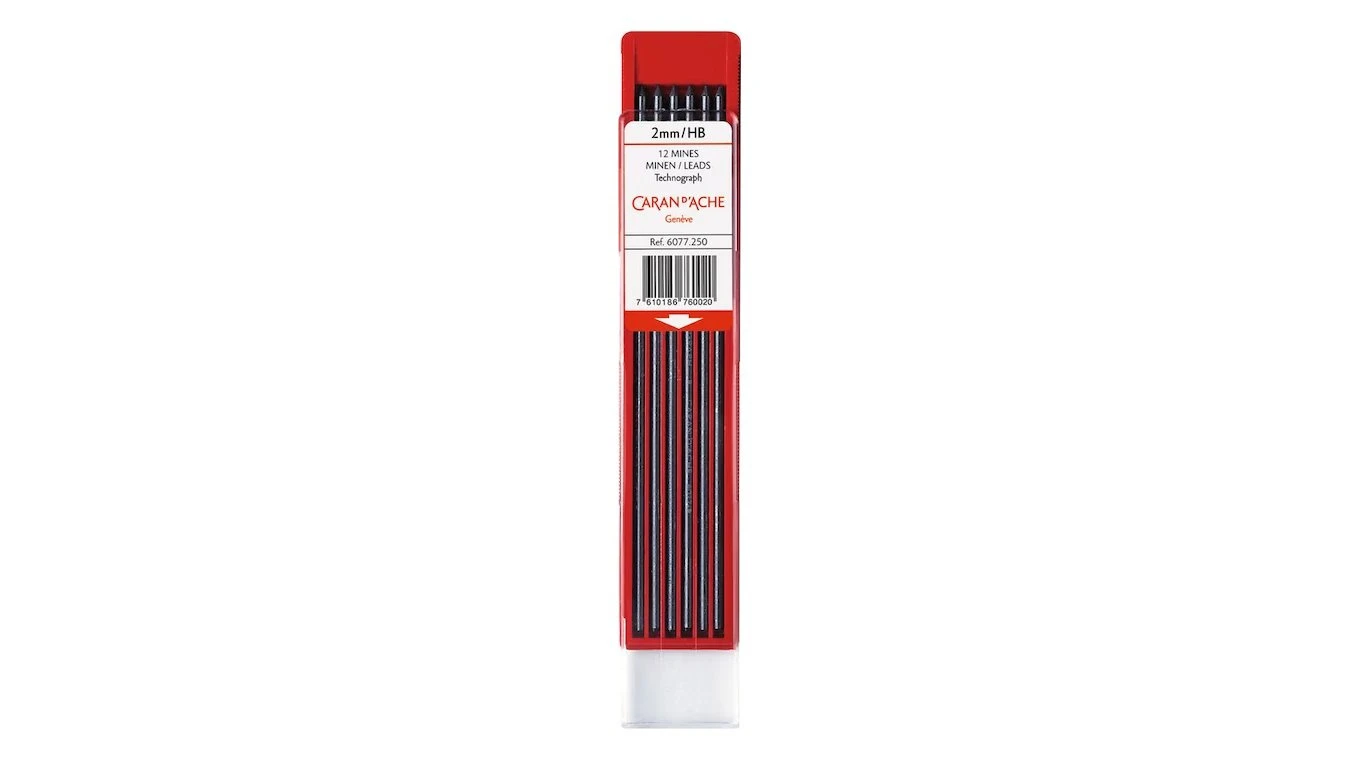 CARAN D'ACHE Graphitminen Technograph 2 mm, 12 Stück