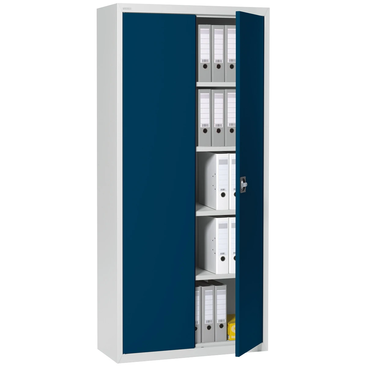 Armoire de bureau en métal, 195 x 92 x 42 cm - RAL 5011