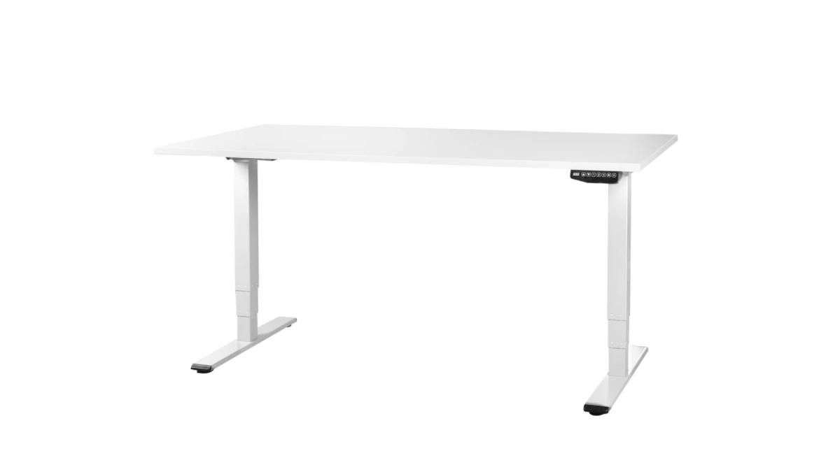 Contini table de bureau réglable en hauteur 1.6×0.8m