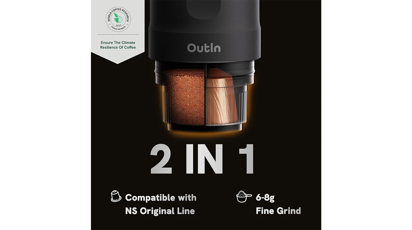 OUTIN Machine à expresso portable Nano