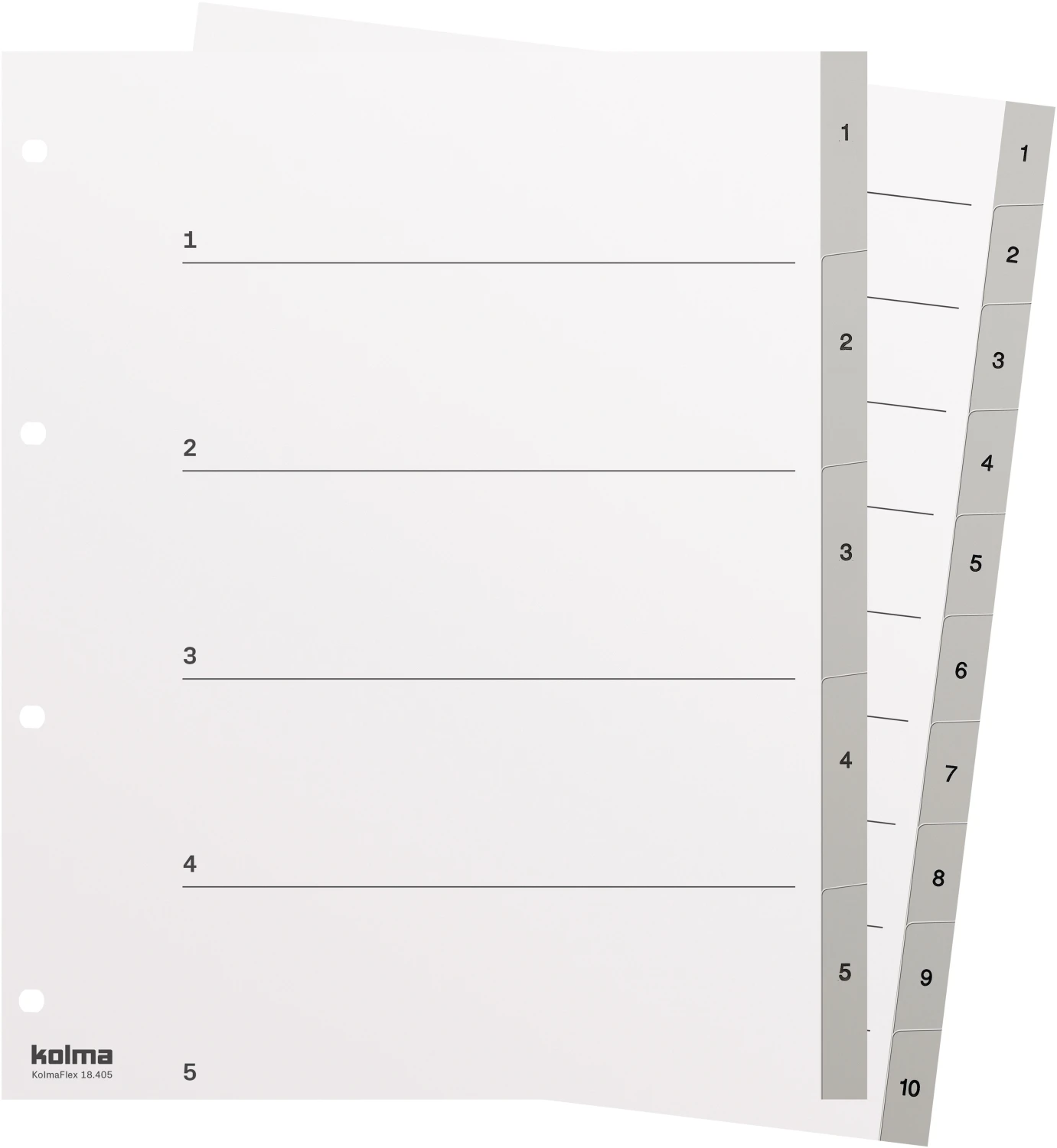 KOLMA Répertoire de chiffres Strong XL 1 - 5