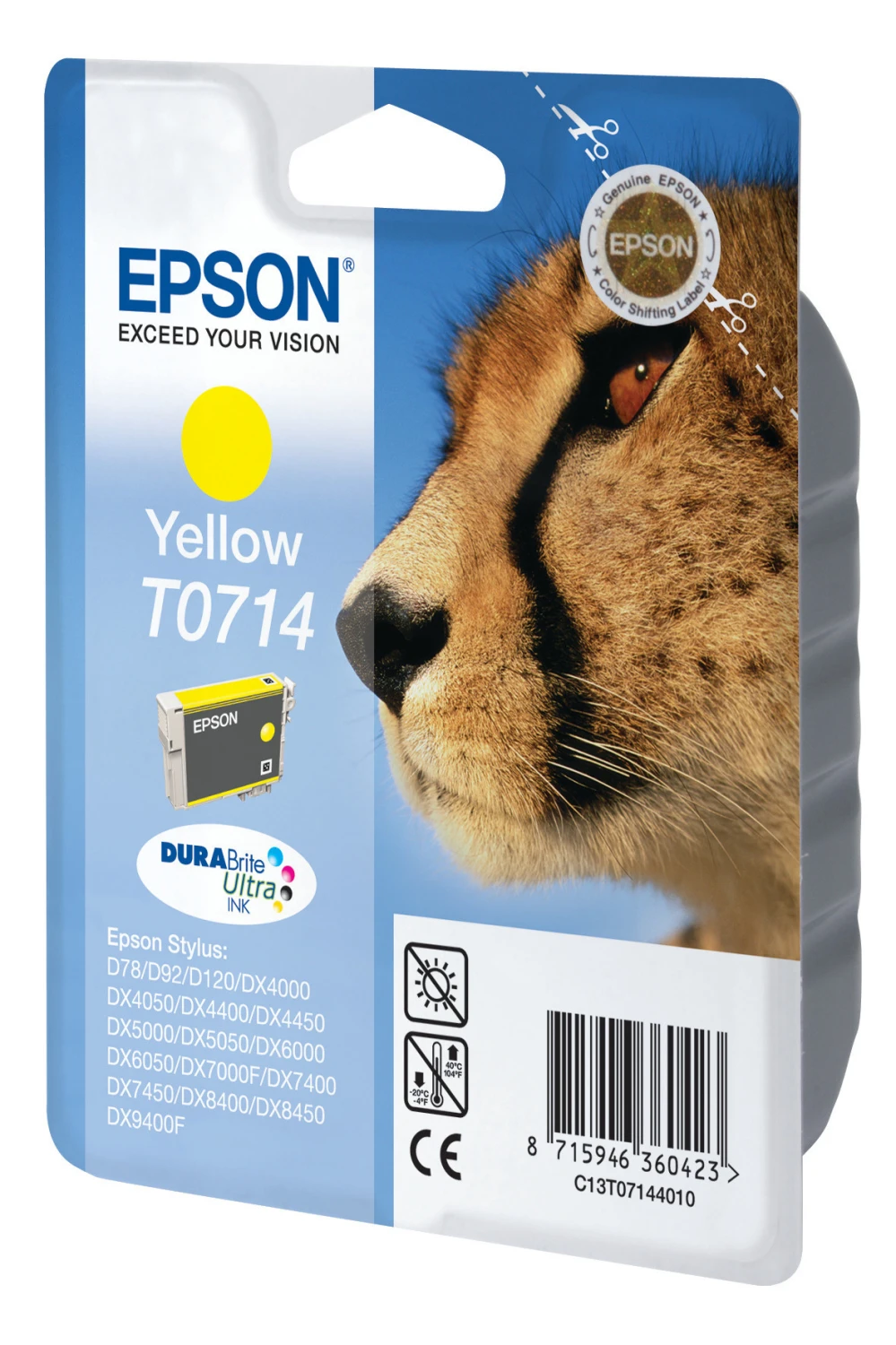 EPSON Tintenpatrone yellow T071440