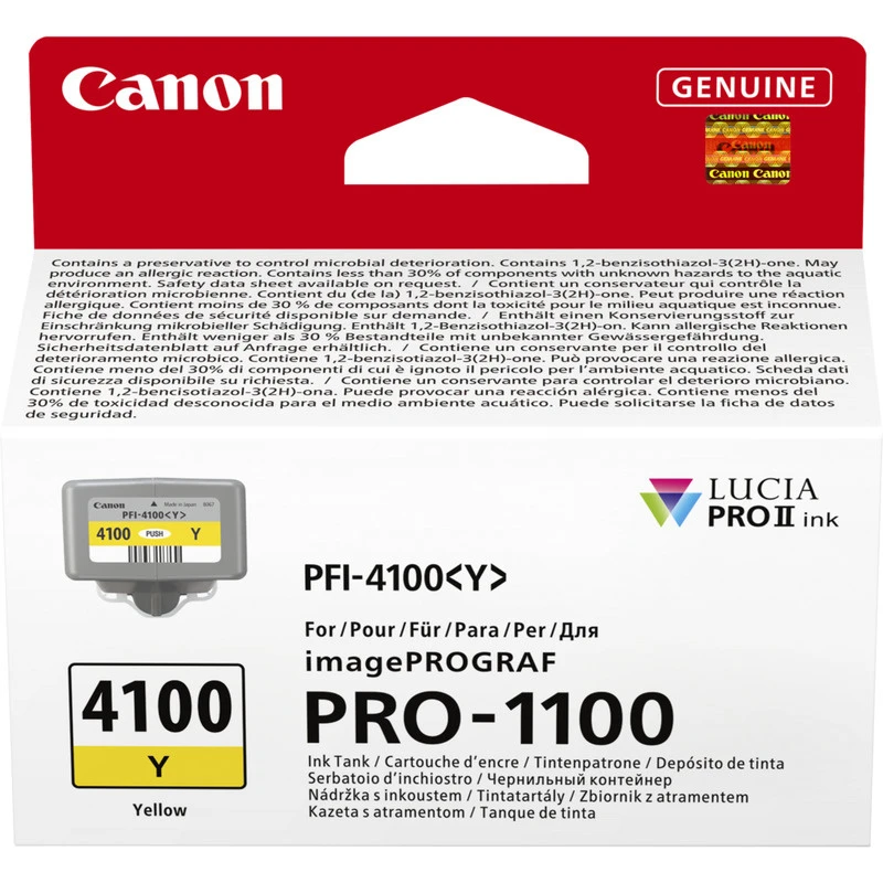 CANON Tintenpatrone yellow PFI-4100Y