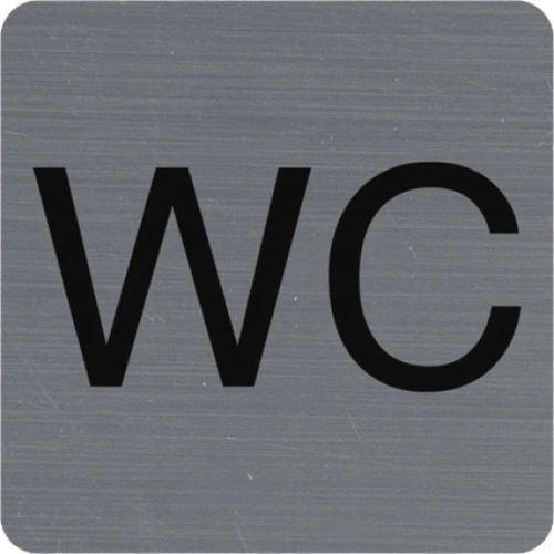 BIELLA Selbstklebendes Schild WC