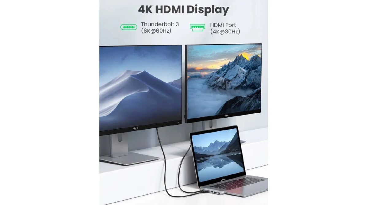 UGREEN USB-C 5 in 2 Hub