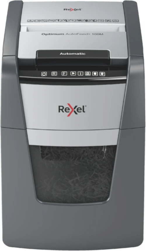 REXEL Aktenvernichter Optimum AF+ 100M, P-5, 34lt