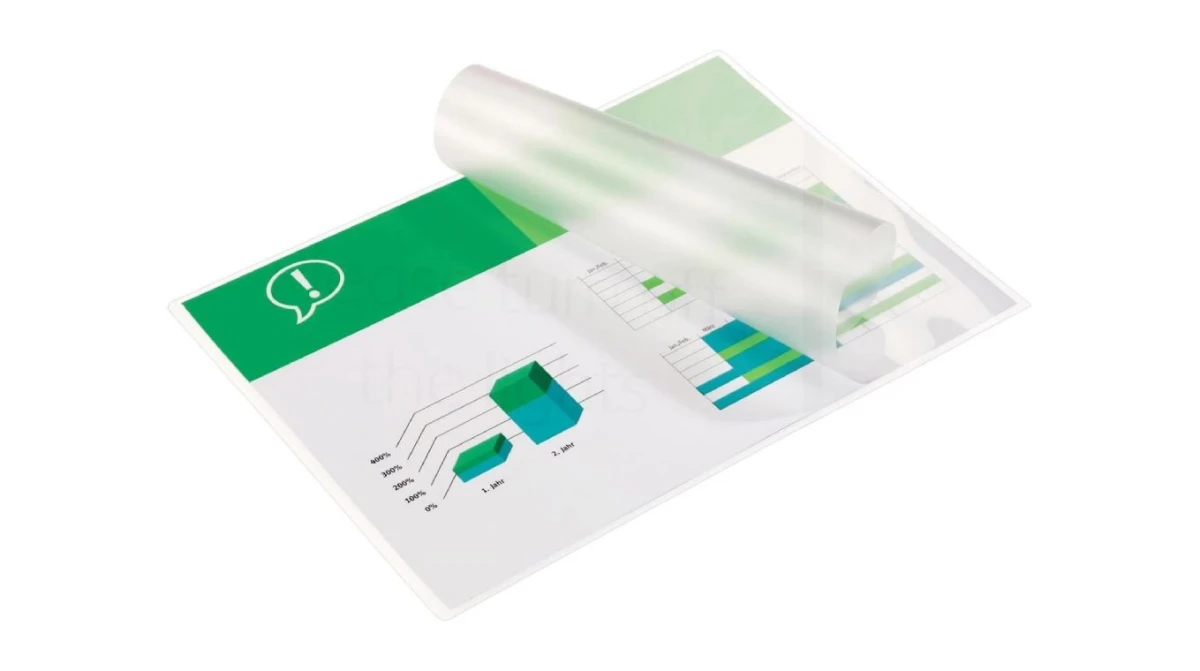GBC Pochettes à plastifier A4, brillant, 100my, 100 pcs.