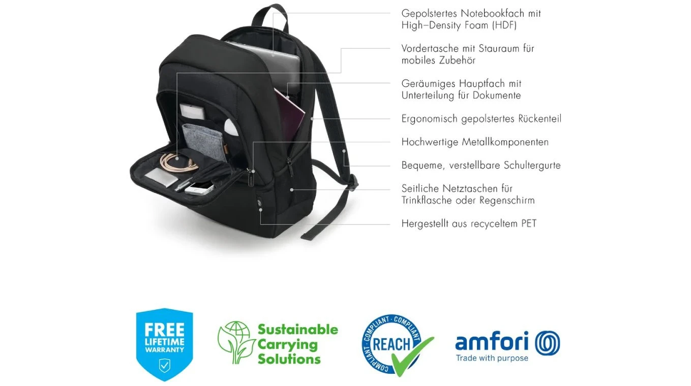 DICOTA Eco Base Backpack 14.1"