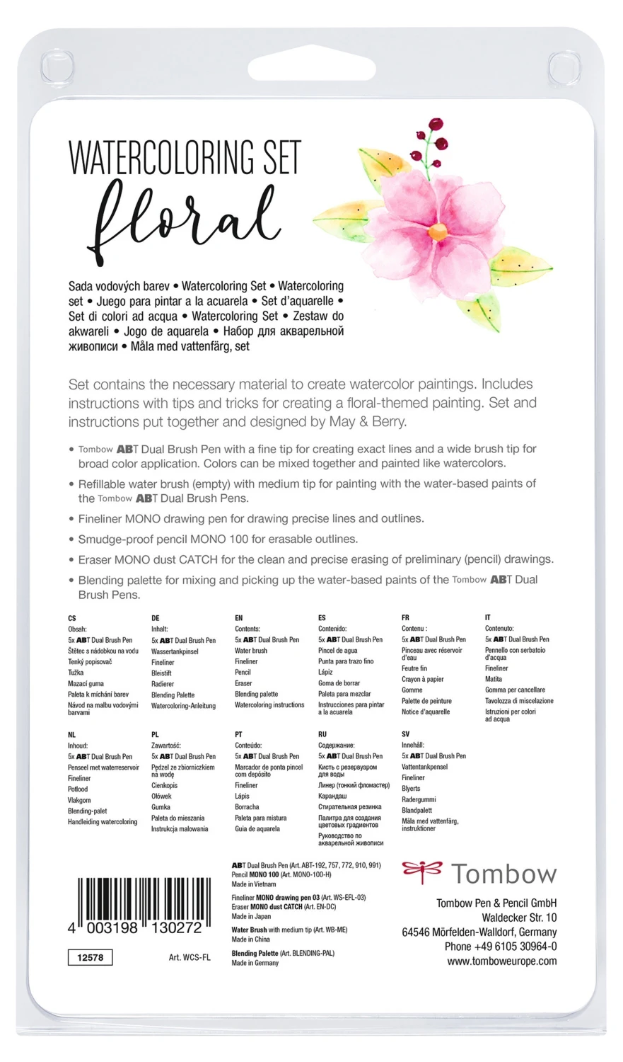 TOMBOW Watercolor Set Floral