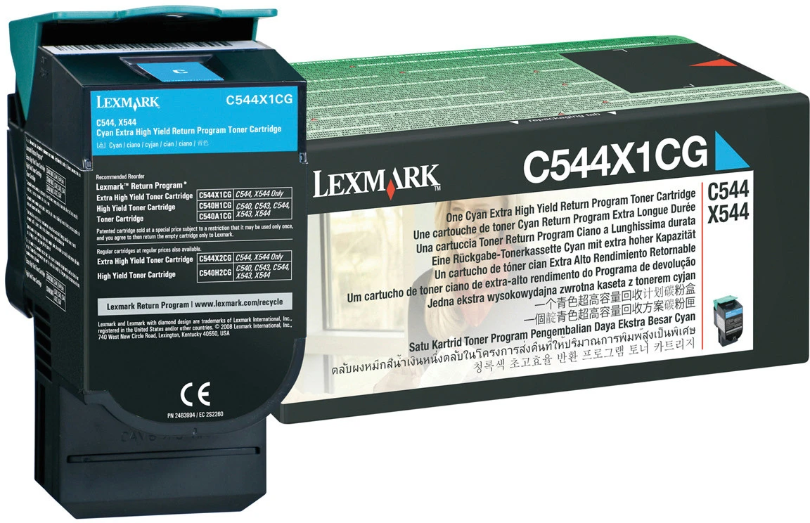 LEXMARK C544X1CG Cartouche toner cyan
