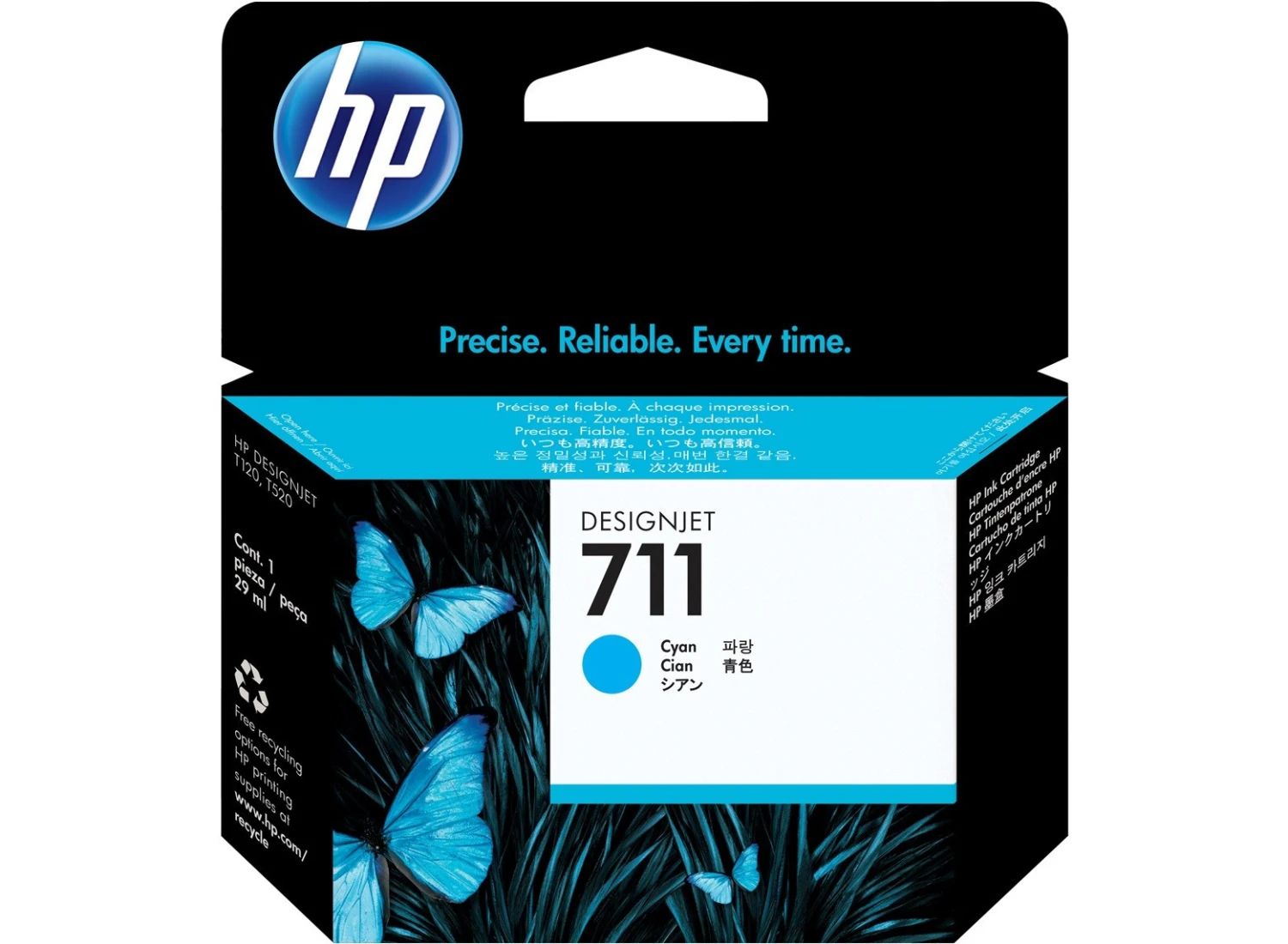 HP Tintenpatrone 711 cyan
