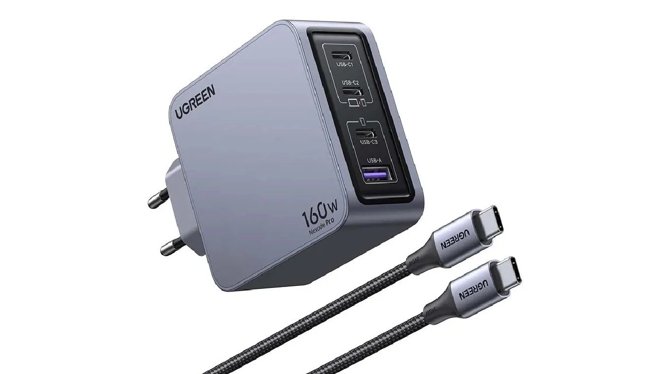 UGREEN USB Wallcharger Nexode Pro 160W