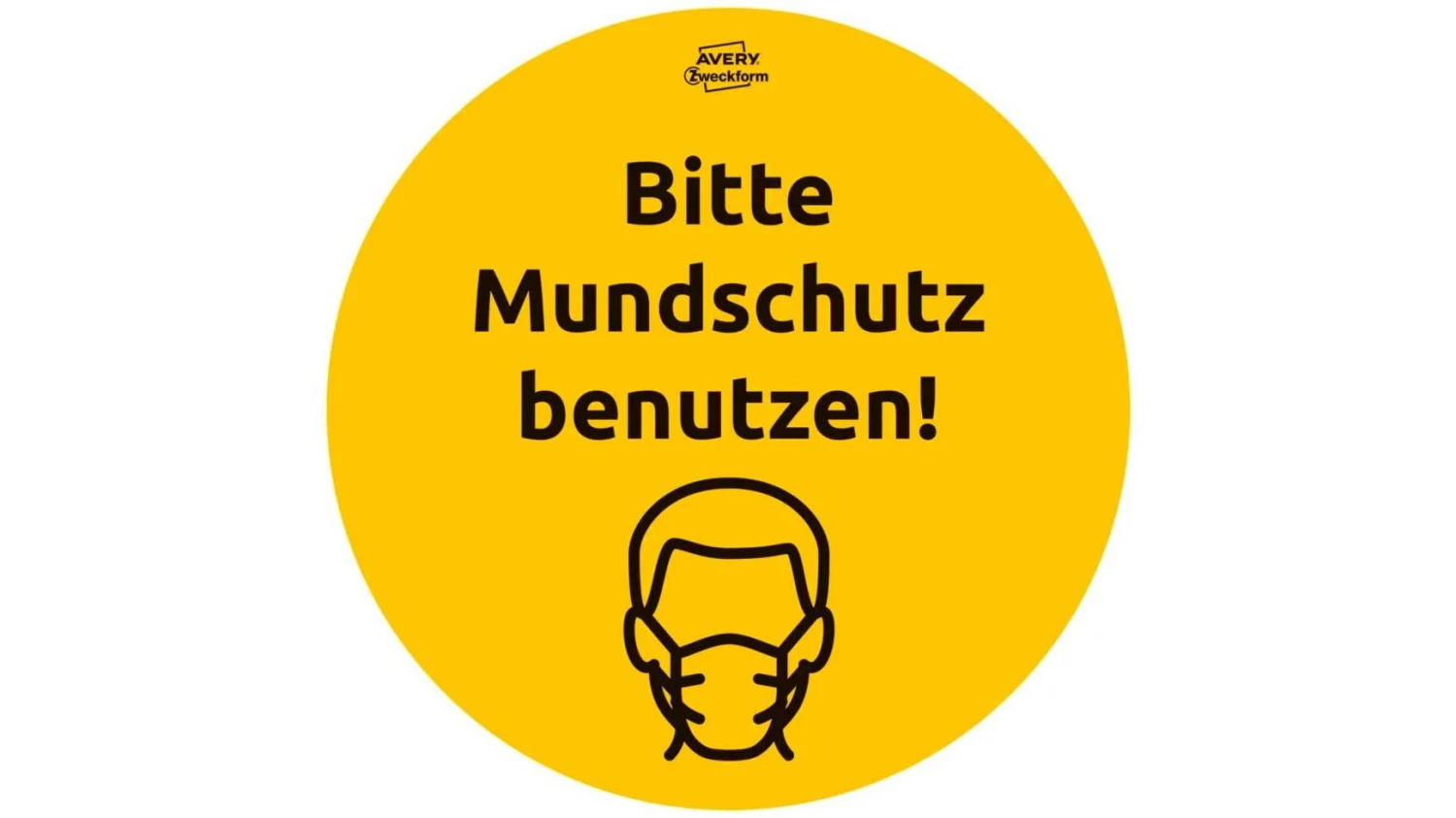 AVERY ZWECKFORM Autocollant signalisation DE 20 cm, 12 pcs.