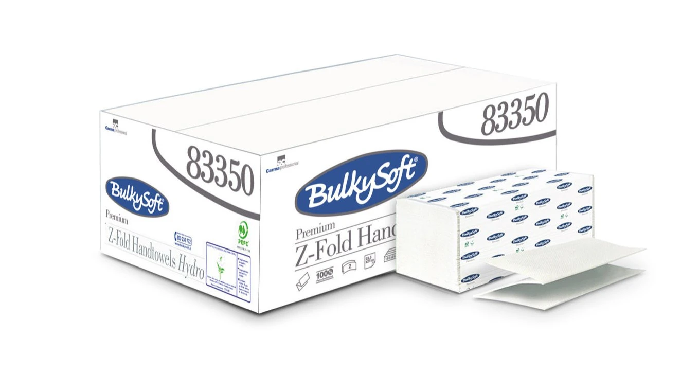 BULKYSOFT Papierhandtücher Premium Z-Falz, 2-lagig, weiss