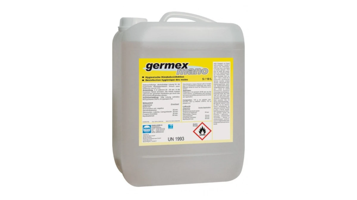 PRAMOL Désinfectant pour les mains Germex Mano 5 L