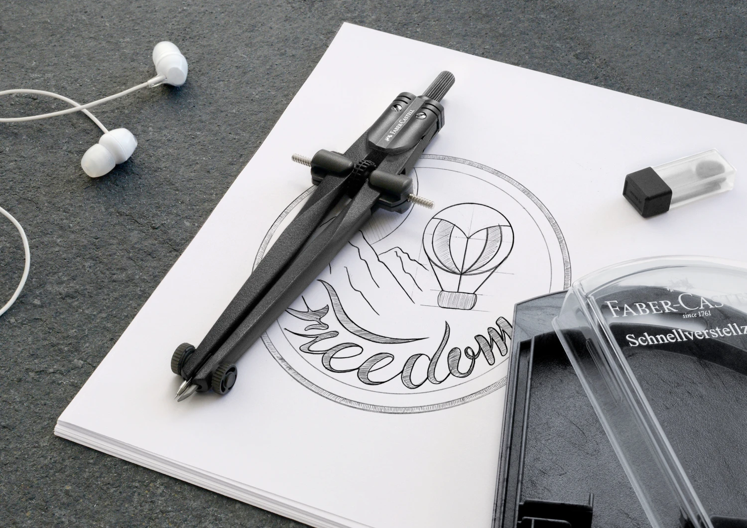 FABER-CASTELL Zirkel Stream 2019