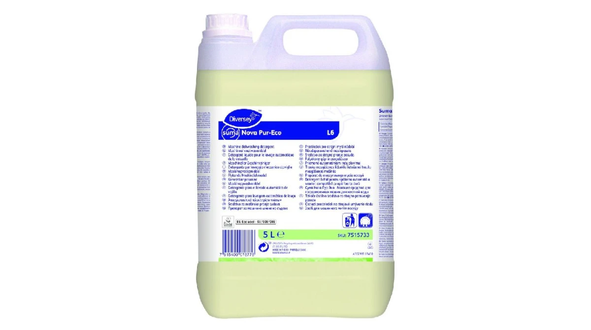 SUMA Détergent pour vaisselle Nova Pur-Eco L6, 2 x 5 L
