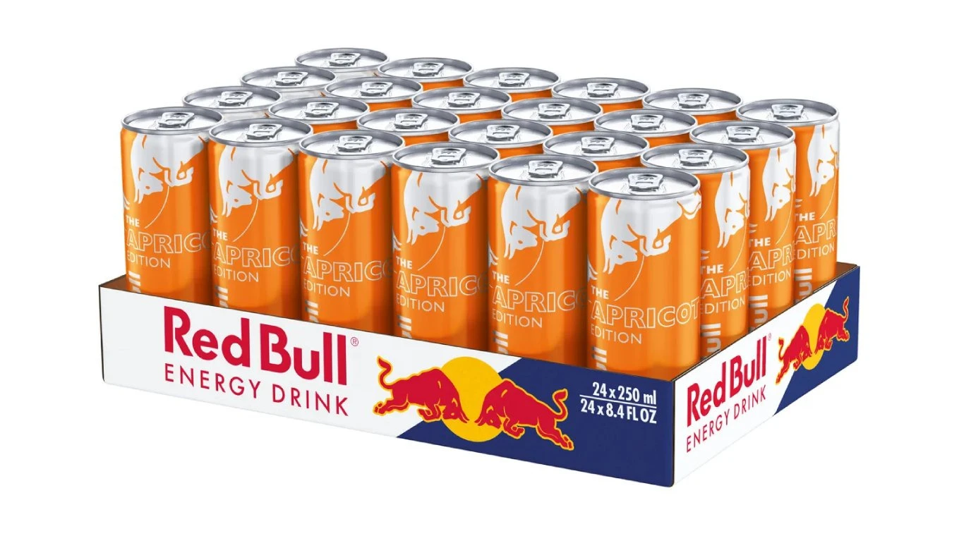 RED BULL Energy Drink Apricot Edition 24 x 250 ml