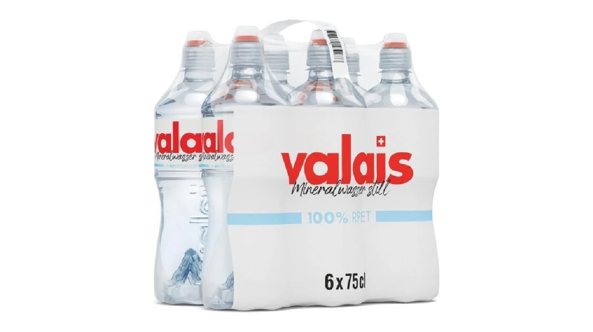 VALAIS Eau minérale Naturelle Sportcap 6 x 750 ml