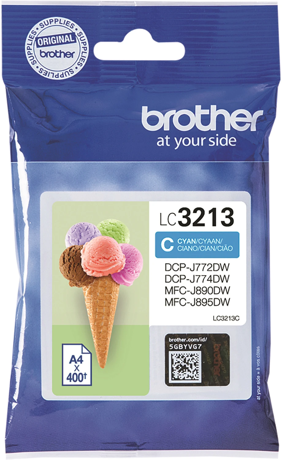 BROTHER LC3213C Cartouche d'encre cyan