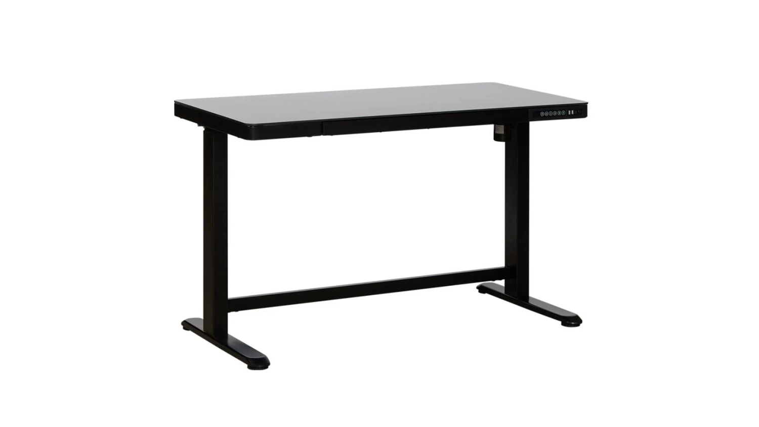 Contini höhenverstellbarer Bürotisch 1.2 × 0.6 m, Glas