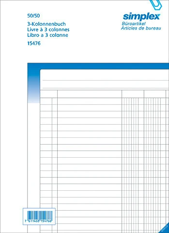 SIMPLEX Livre colonne A4