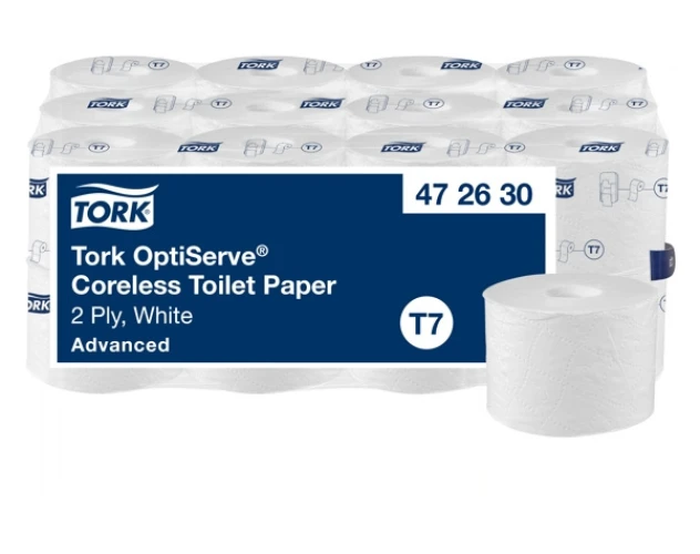 TORK WC-Papier Advanced OptiServe Midi 2-lagig, 24 Rollen
